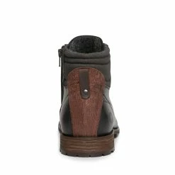 SteveMadden VIBES BLACK LEATHER Men's