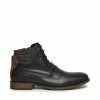 SteveMadden VIBES BLACK LEATHER Men's