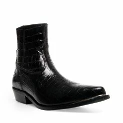 SteveMadden CAPRICORN BLACK CROCODILE Men's