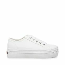 SteveMadden BOBBI30 WHITE Women's Shoes