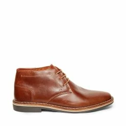 SteveMadden Men's HARKEN COGNAC LEATHER
