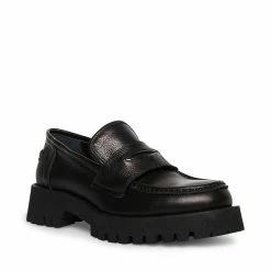 SteveMadden LAWRENCE BLACK LEATHER Women's Shoes