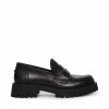 SteveMadden LAWRENCE BLACK LEATHER Women's Shoes