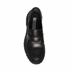 SteveMadden LAWRENCE BLACK LEATHER Women's Shoes