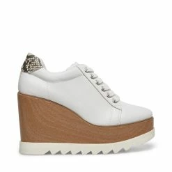 SteveMadden Women's Shoes UNGLAZED WHITE MULTI