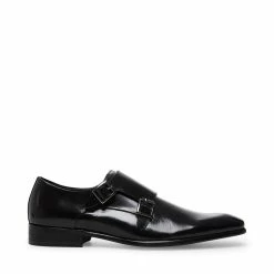 SteveMadden BEAUMONT BLACK LEATHER Men's