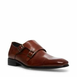 SteveMadden Men's BEAUMONT COGNAC LEATHER