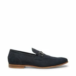 SteveMadden Men's DEBINAIR NAVY NUBUCK