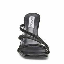 SteveMadden Women's Shoes FLARED BLACK