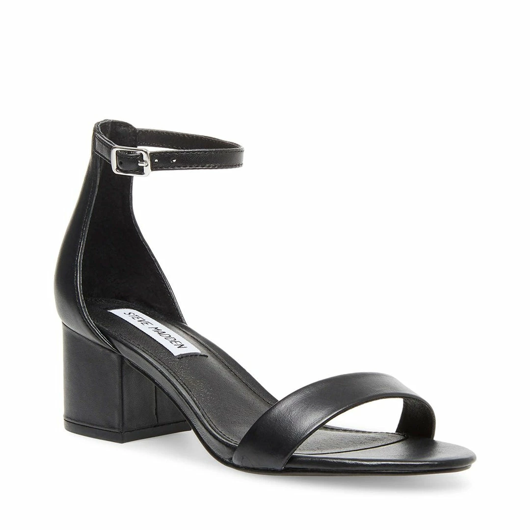 SteveMadden IRENEE BLACK LEATHER Women's Shoes