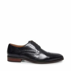 SteveMadden PLOT BLACK LEATHER