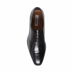 SteveMadden PLOT BLACK LEATHER