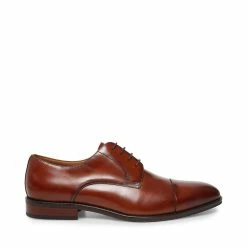 SteveMadden Men's PLOT TAN LEATHER