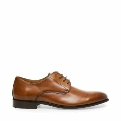 SteveMadden PREY TAN LEATHER Men's