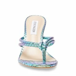 SteveMadden Women's Shoes UNREAL TURQUOISE SNAKE