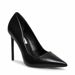SteveMadden VALA BLACK LEATHER Women's Shoes