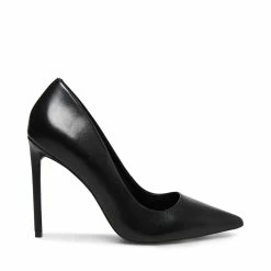 SteveMadden VALA BLACK LEATHER Women's Shoes