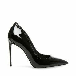 SteveMadden Women's Shoes VALA BLACK PATENT