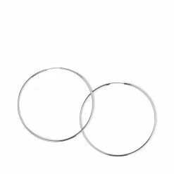 SteveMadden HOOPLG SILVER Accessories