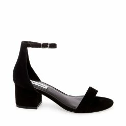 SteveMadden Women's Shoes IRENEEW BLACK SUEDE