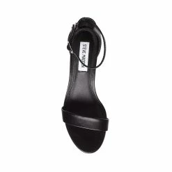 SteveMadden IRENEE BLACK LEATHER Women's Shoes