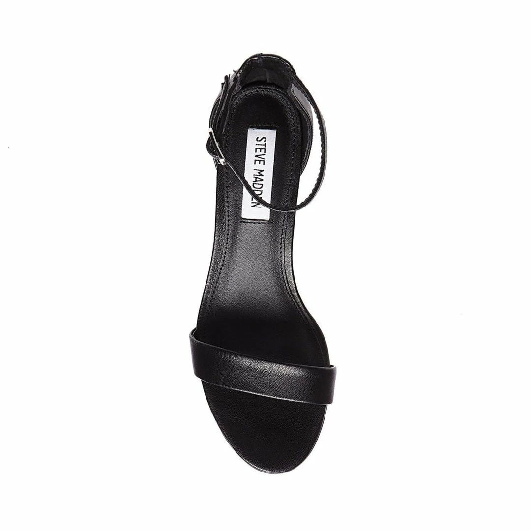 SteveMadden IRENEE BLACK LEATHER Women's Shoes
