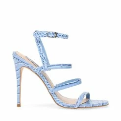 SteveMadden RHONDA BLUE CROCODILE Women's Shoes