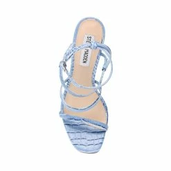 SteveMadden RHONDA BLUE CROCODILE Women's Shoes