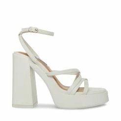 STEVEMADDEN Women's Shoes AFFECTION WHITE