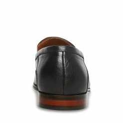 SteveMadden AAHRON BLACK LEATHER Men's