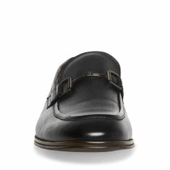 SteveMadden AAHRON BLACK LEATHER Men's