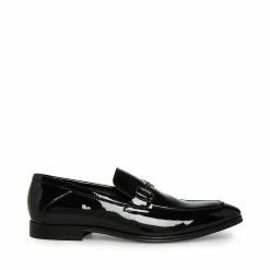 STEVEMADDEN AAHRON BLACK PATENT Men's