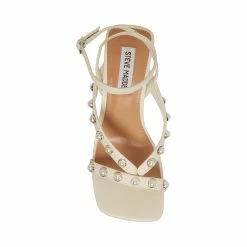 STEVEMADDEN Women's Shoes ADALINE IVORY