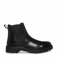 STEVEMADDEN ADONIS BLACK LEATHER Men's