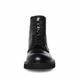 STEVEMADDEN ADRYAN BLACK LEATHER Men's
