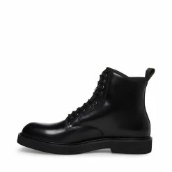 STEVEMADDEN ADRYAN BLACK LEATHER Men's