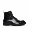 STEVEMADDEN ADRYAN BLACK LEATHER Men's