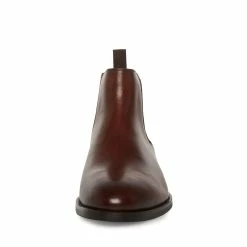 STEVEMADDEN Men's AGATE BROWN LEATHER