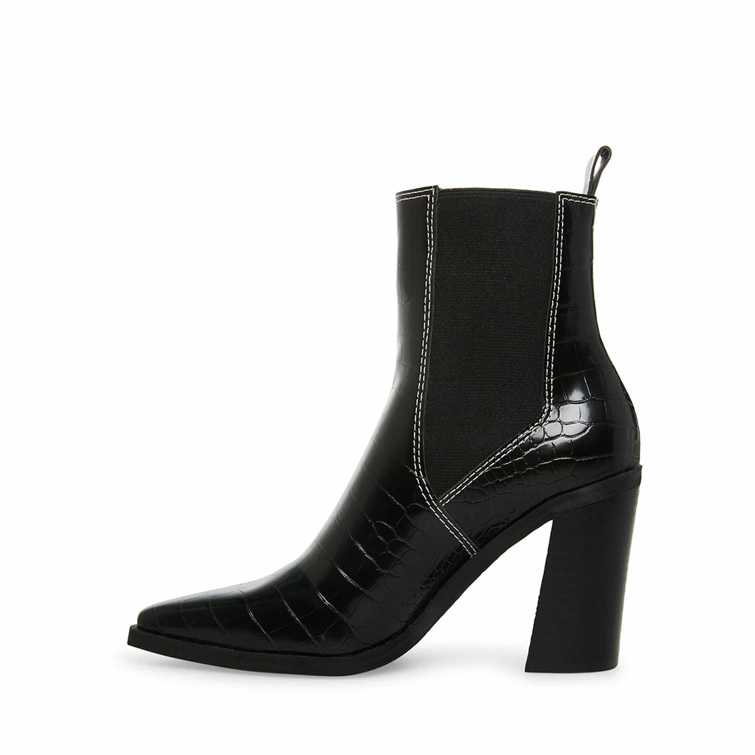 STEVEMADDEN Women's Shoes AKORI BLACK CROCODILE