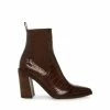 STEVEMADDEN AKORI BROWN CROCODILE Women's Shoes