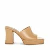 STEVEMADDEN Women's Shoes ALEX NATURAL LEATHER