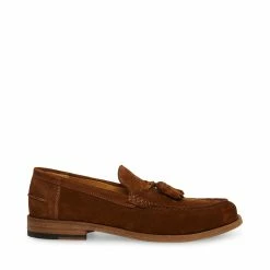 STEVEMADDEN Men's ALLEN COGNAC SUEDE