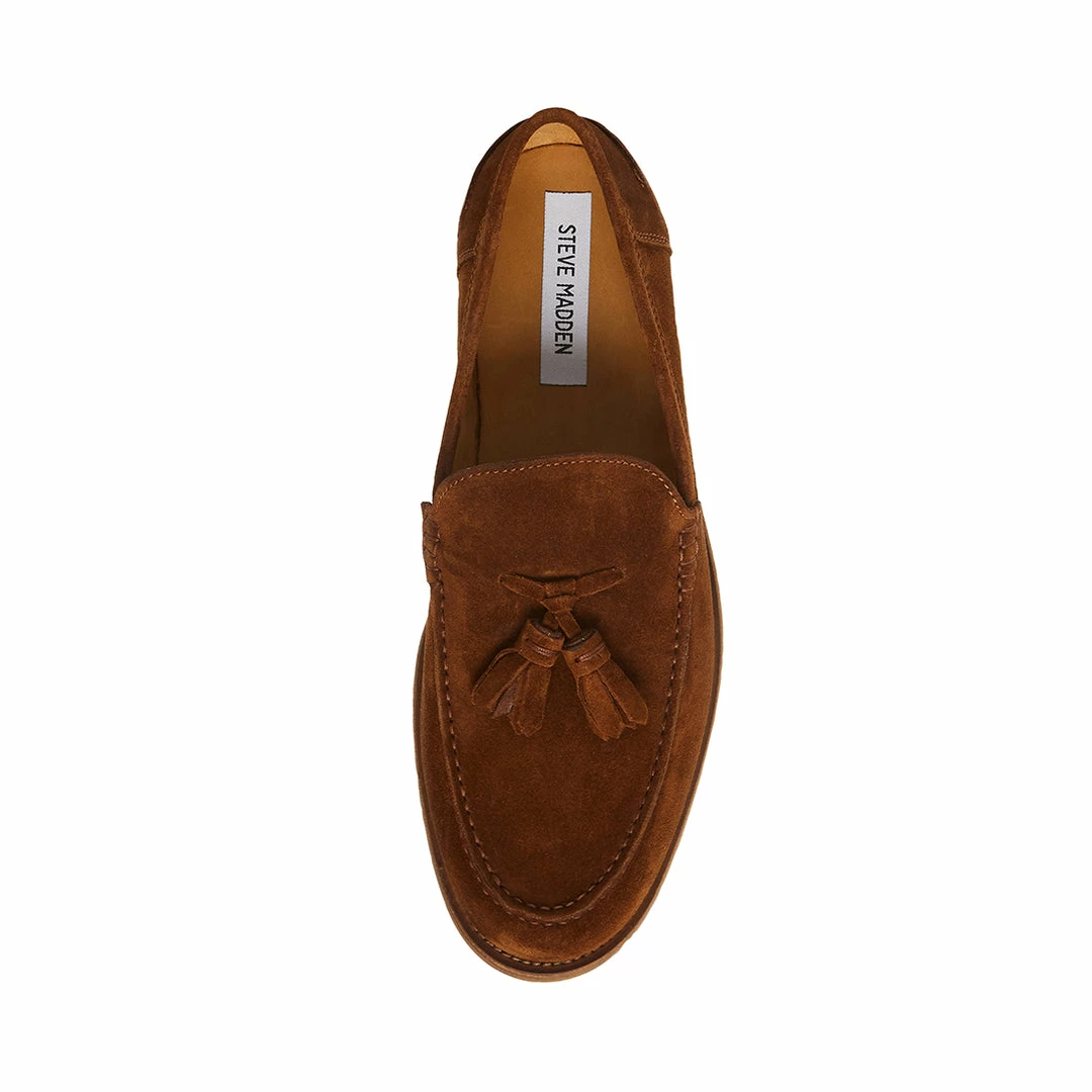 STEVEMADDEN Men's ALLEN COGNAC SUEDE