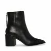 STEVEMADDEN AMBER BLACK LEATHER