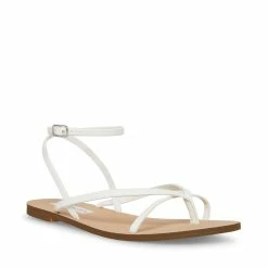 STEVEMADDEN Women's Shoes AMUSE WHITE