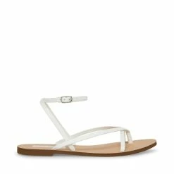 STEVEMADDEN Women's Shoes AMUSE WHITE