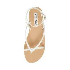 STEVEMADDEN Women's Shoes AMUSE WHITE