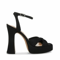 STEVEMADDEN Women's Shoes ANGELIC BLACK