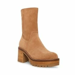 STEVEMADDEN ANNALYN TAUPE SUEDE