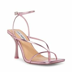 STEVEMADDEN Women's Shoes ANNIE PINK METALLIC